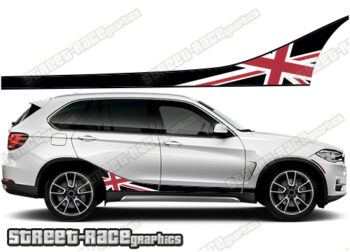 BMW X5 printed racing stripes 036