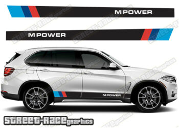 BMW X5 racing stripes 001  M-POWER