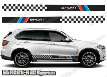BMW X5 racing stripes 005  M-POWER