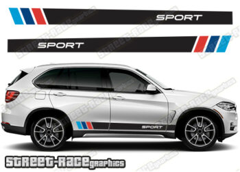 BMW X5 racing stripes 006 M-SPORT
