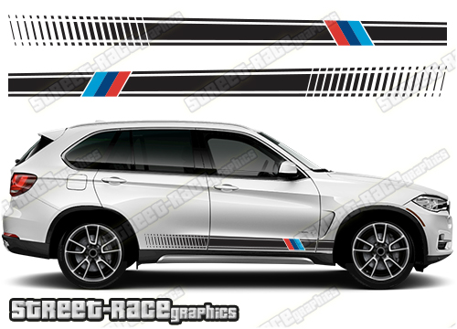 BMW X5 racing stripes 007 M-SPORT