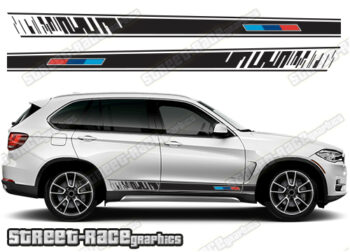 BMW X5 racing stripes 038 M-POWER
