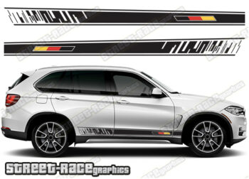 BMW X5 racing stripes 039 - German flag