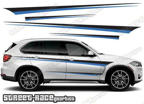 BMW X5 racing stripes 043