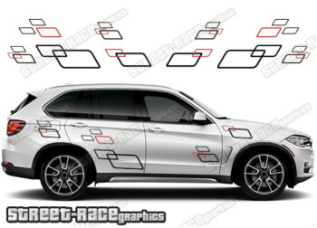 BMW X5 racing stripes 045
