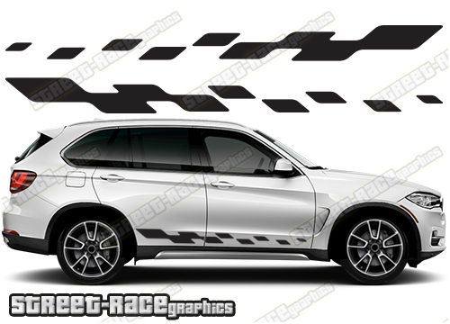 BMW X5 racing stripes 048