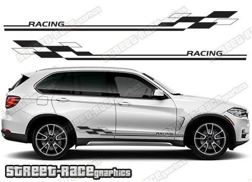 BMW X5 racing stripes 049