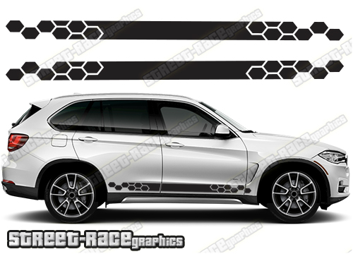 BMW X5 racing stripes 051