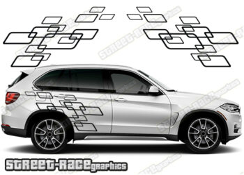 BMW X5 racing stripes 062
