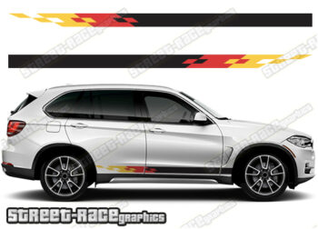 BMW X5 racing stripes 068