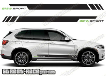 BMW X5 racing stripes 070