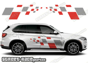 BMW X5 racing stripes 074