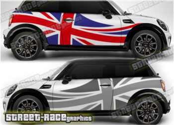 Mini rally graphics 029 - Union Jack