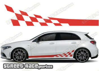 Mercedes A & B class racing stripes 007