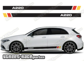 Mercedes A & B class racing stripes 011