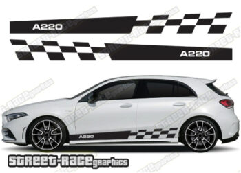Mercedes A & B class racing stripes 013