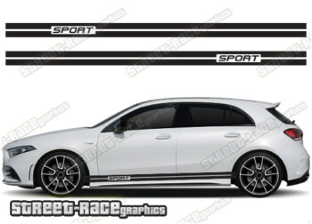 Mercedes A & B class racing stripes 016