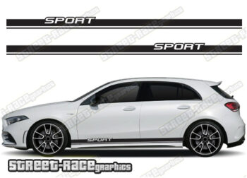 Mercedes A & B class racing stripes 017