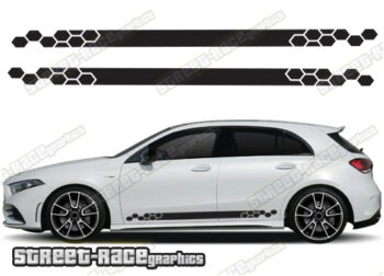 Mercedes A & B class racing stripes 018