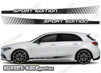 Mercedes A & B class racing stripes 020