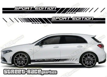Mercedes A & B class racing stripes 021