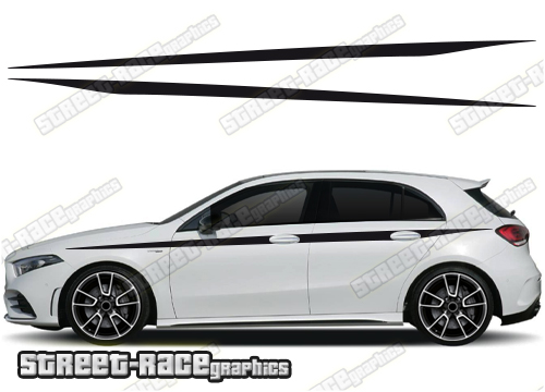 Mercedes A & B class racing stripes 026
