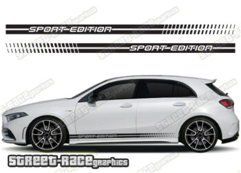 Mercedes A & B class racing stripes 028