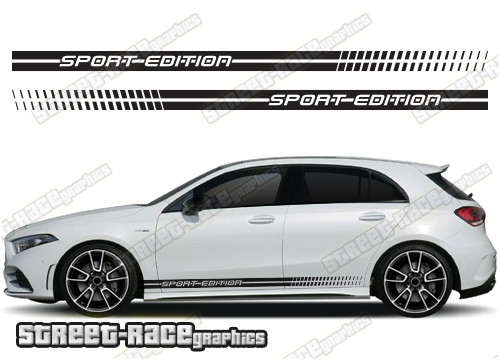 Mercedes A & B class racing stripes 028