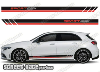 Mercedes A & B class racing stripes 030