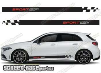 Mercedes A & B class racing stripes 031