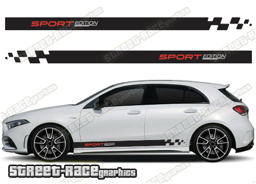 Mercedes A & B class racing stripes 031