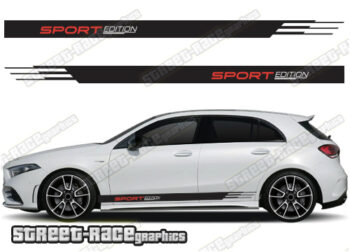 Mercedes A & B class racing stripes 032