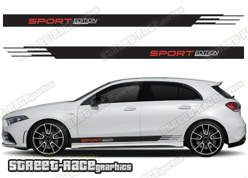 Mercedes A & B class racing stripes 032