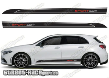 Mercedes A & B class racing stripes 033