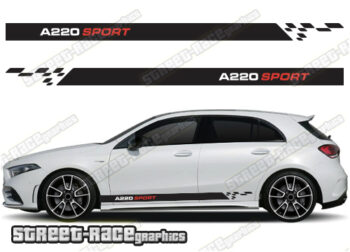 Mercedes A & B class racing stripes 034