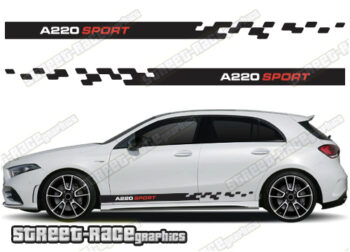 Mercedes A & B class racing stripes 037