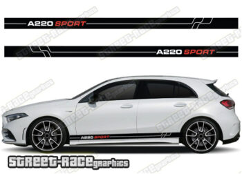 Mercedes A & B class racing stripes 039