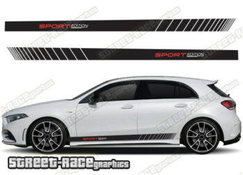 Mercedes A & B class racing stripes 040
