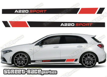 Mercedes A & B class racing stripes 042