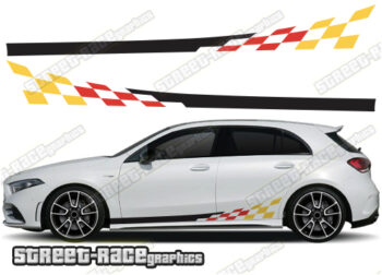 Mercedes A & B class racing stripes 044
