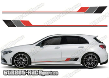 Mercedes A & B class racing stripes 046