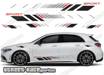 Mercedes A & B class racing stripes 047