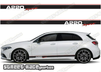 Mercedes A & B class racing stripes 052