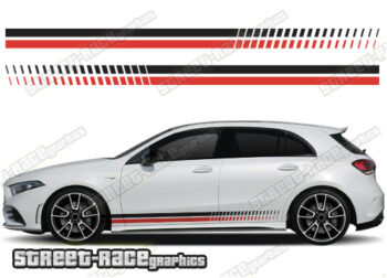 Mercedes A & B class racing stripes 054