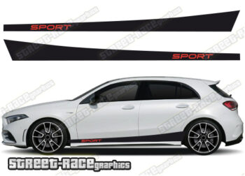 Mercedes A & B class racing stripes 056