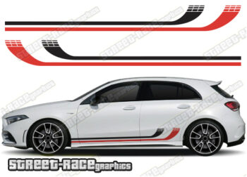 Mercedes A & B class racing stripes 058