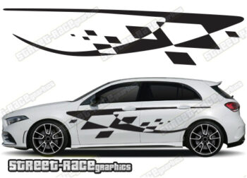 Mercedes A & B class racing stripes 065