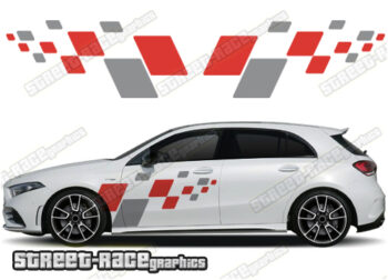 Mercedes A & B class racing stripes 068