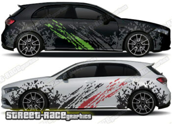 Mercedes A & B Class rally graphics 001