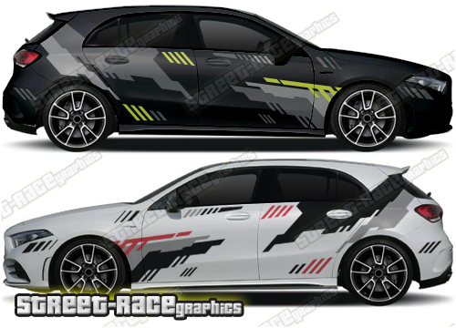 Mercedes A & B Class rally graphics 002